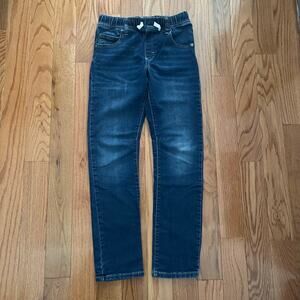 Gap Stretch Slim Pull-On Straight Leg Denim Jeans Youth XL Blue Casual Barrel